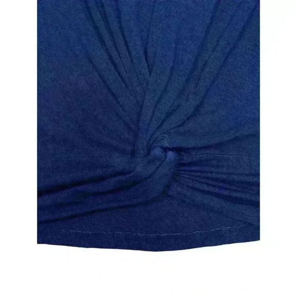 A.N.A. Women's Navy Scoop Neck Twist Front Tank SIZE-LARGE - Picture 5 of 5